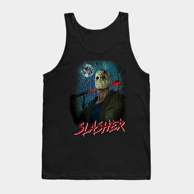 Killer Slasher Tank Top by Dark Planet Tees